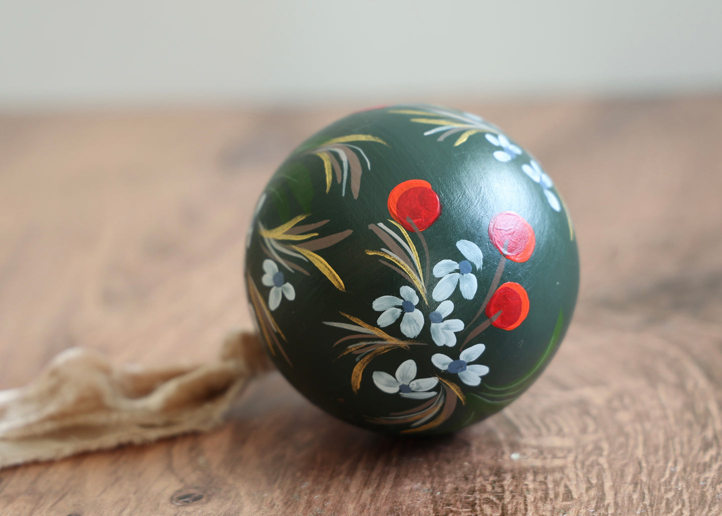 Heirloom Hand Painted Ornament
