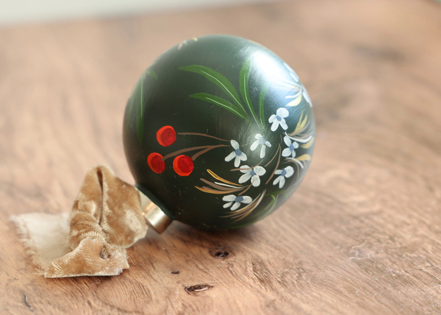 Heirloom Hand Painted Ornament