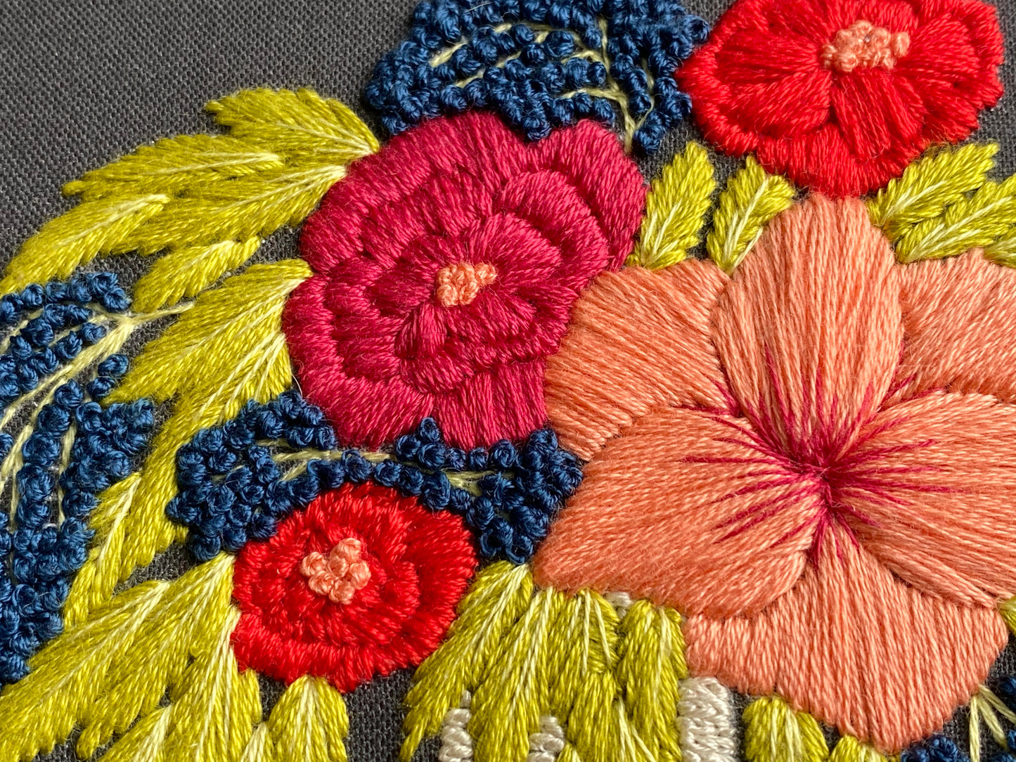 Hand Embroidery Kit - Vase of Flowers