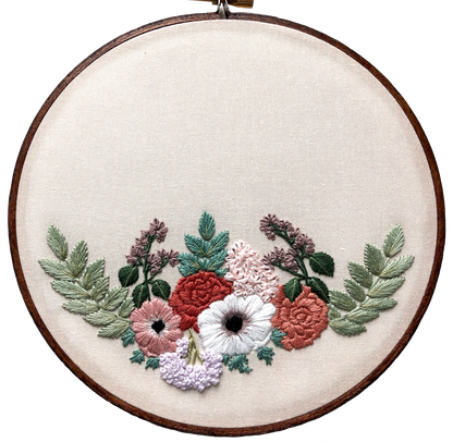 Hand Embroidery Kit - Hollis in Cream