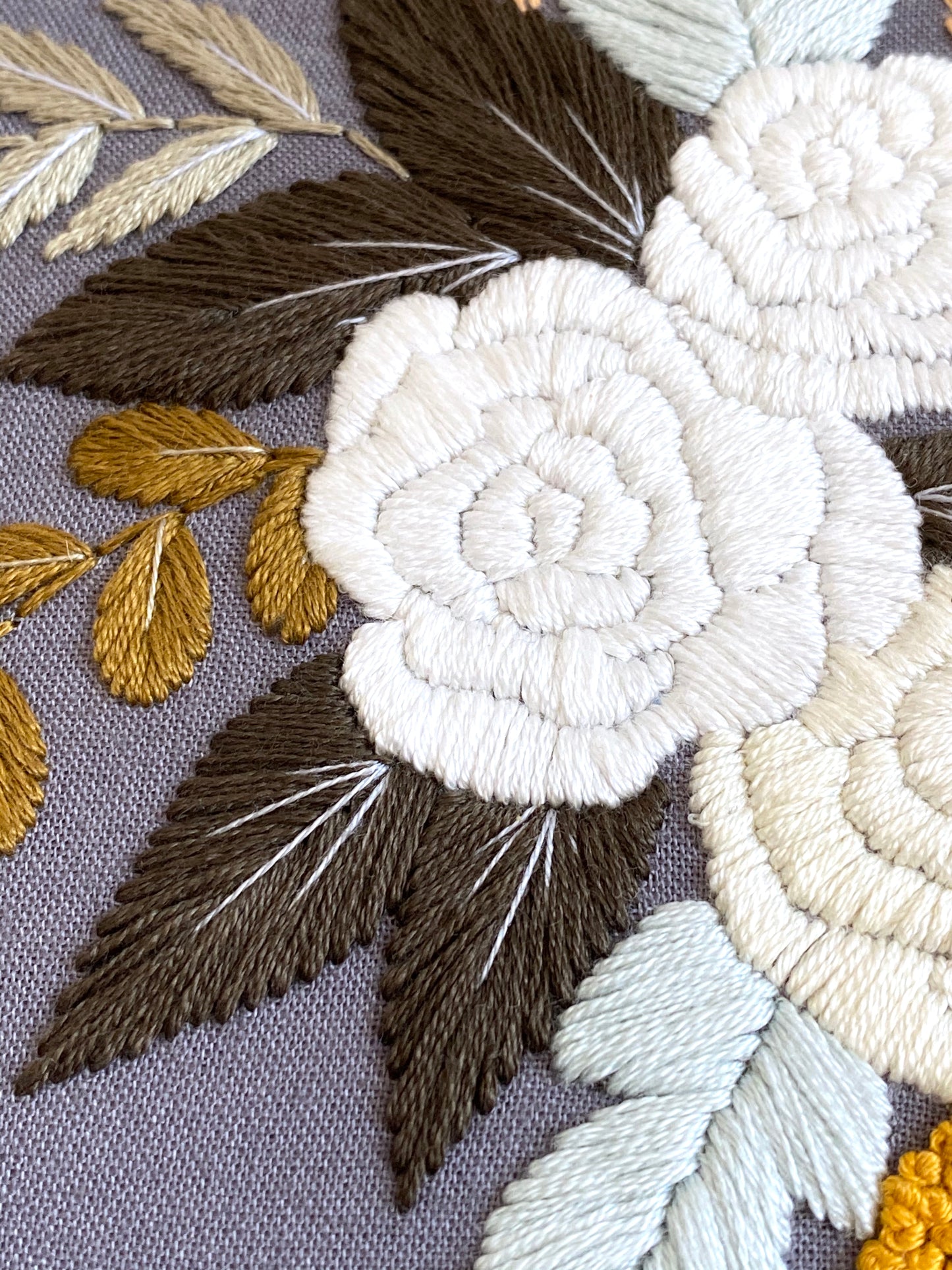 Hand Embroidery Kit - Sarah Rae in Gray