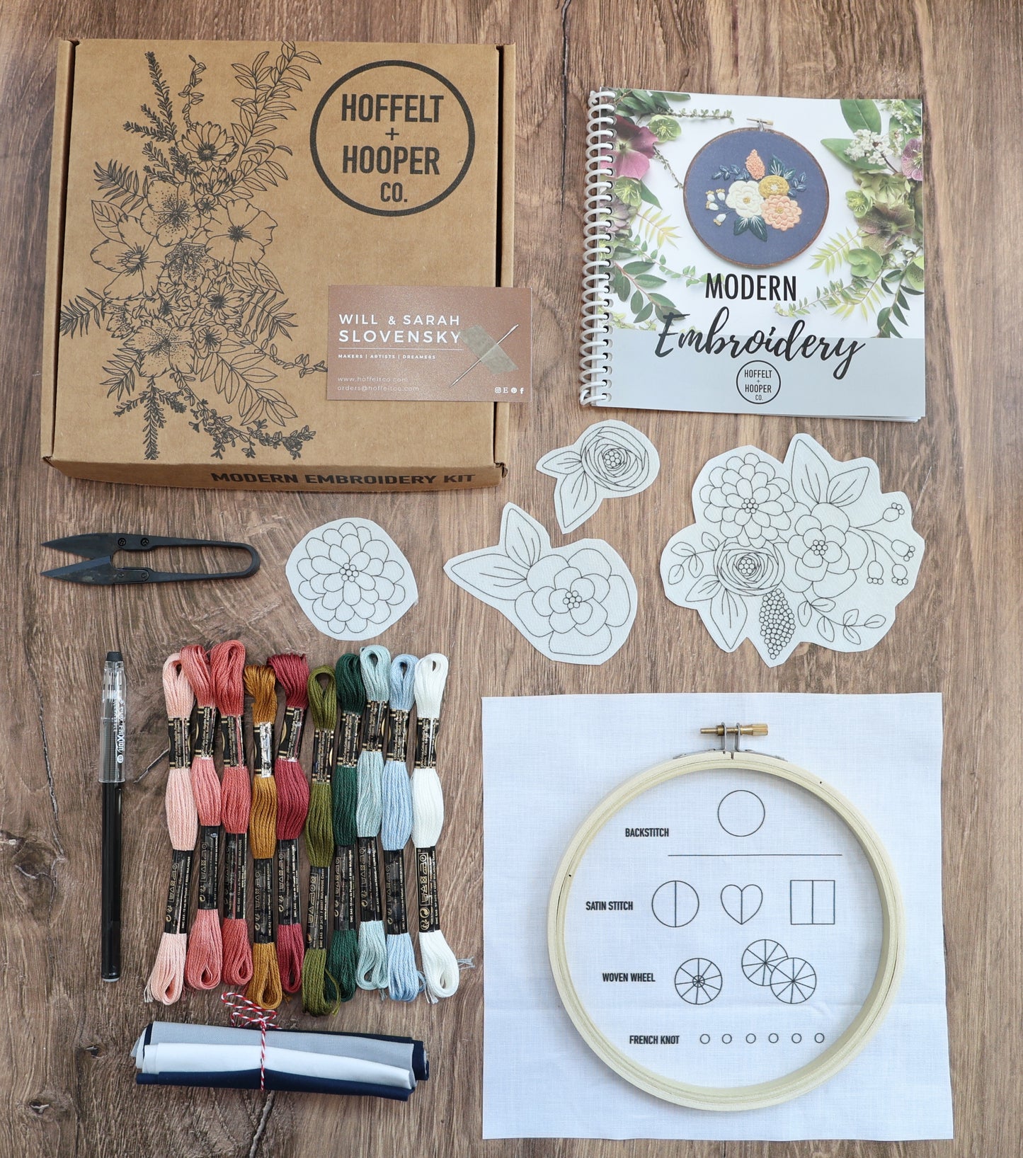 Hand Embroidery Starter Kit for Beginners