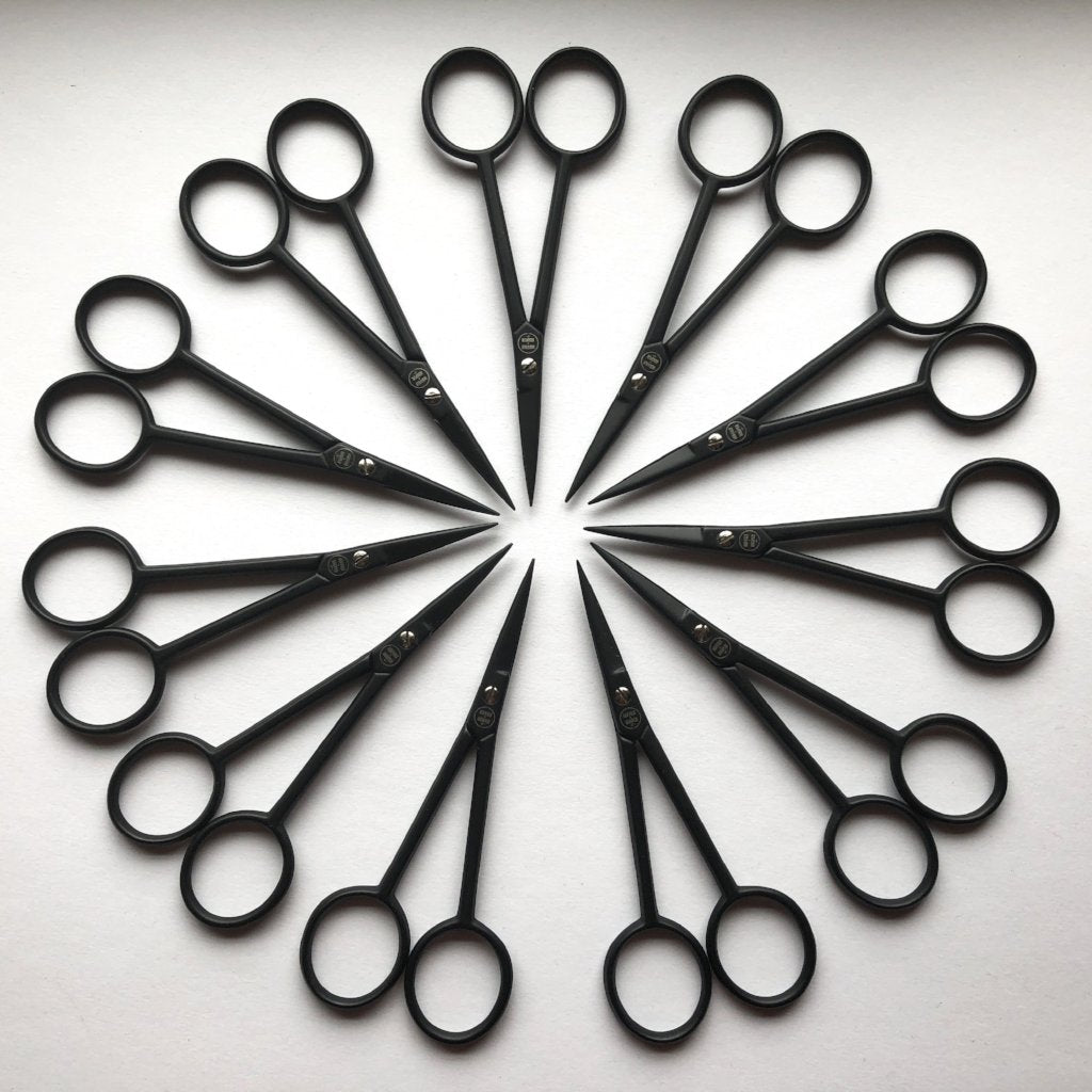 Black Teflon Embroidery Scissors
