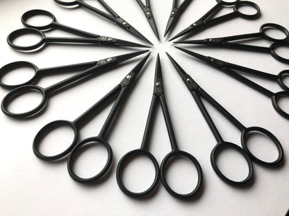 Black Teflon Embroidery Scissors