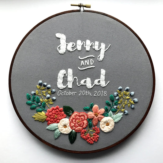 Hand Embroidery Kit - Heather in Gray