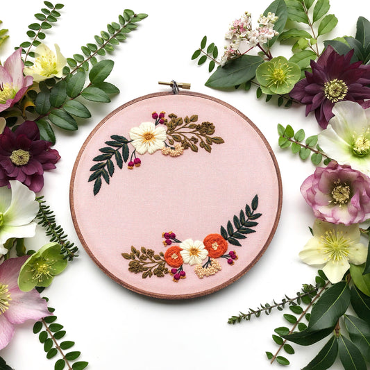 Hand Embroidery Kit - Elliot in Peach