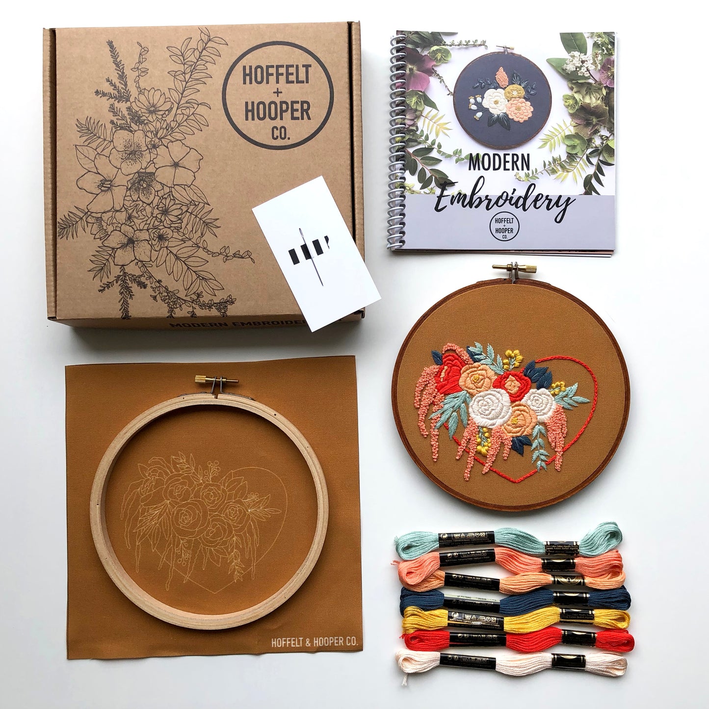 Hand Embroidery Kit - Maggie in Mustard