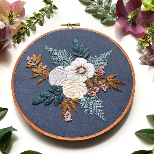 Hand Embroidery Kit - Louise in Tan – Hoffelt