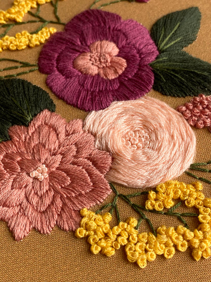 Hand Embroidery Kit - Charlotte in Yellow