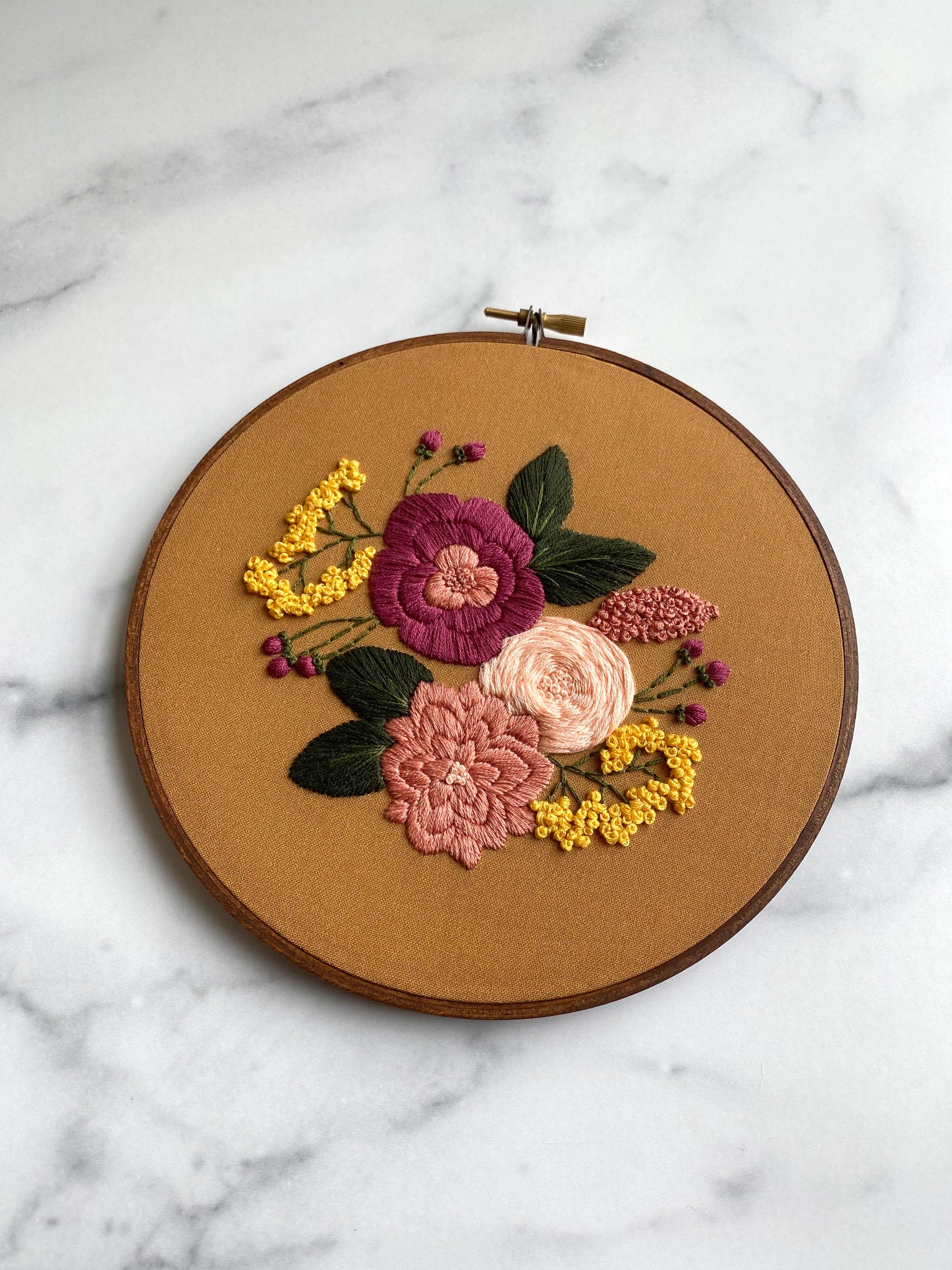Hand Embroidery Kit - Charlotte in Yellow