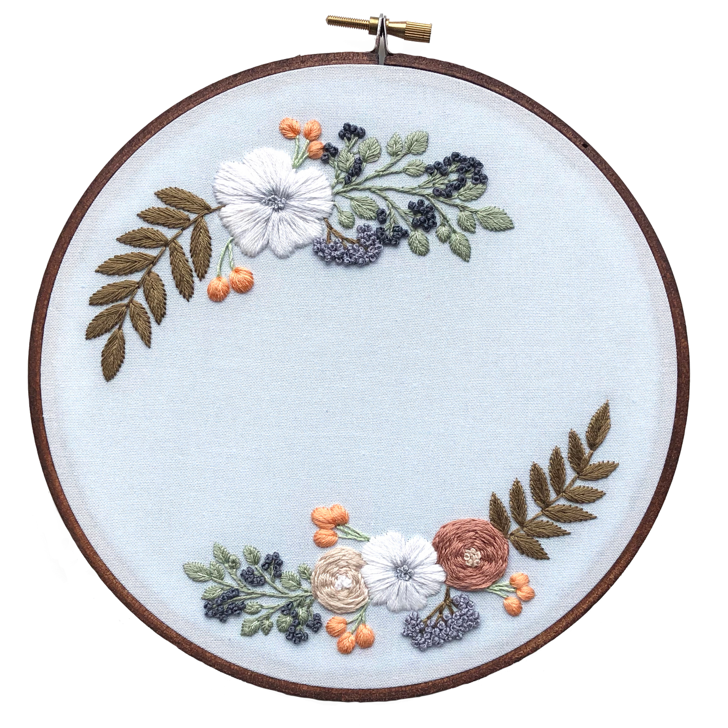 Hand Embroidery Kit - Elliot in Mint