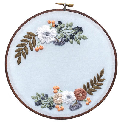 Hand Embroidery Kit - Elliot in Mint
