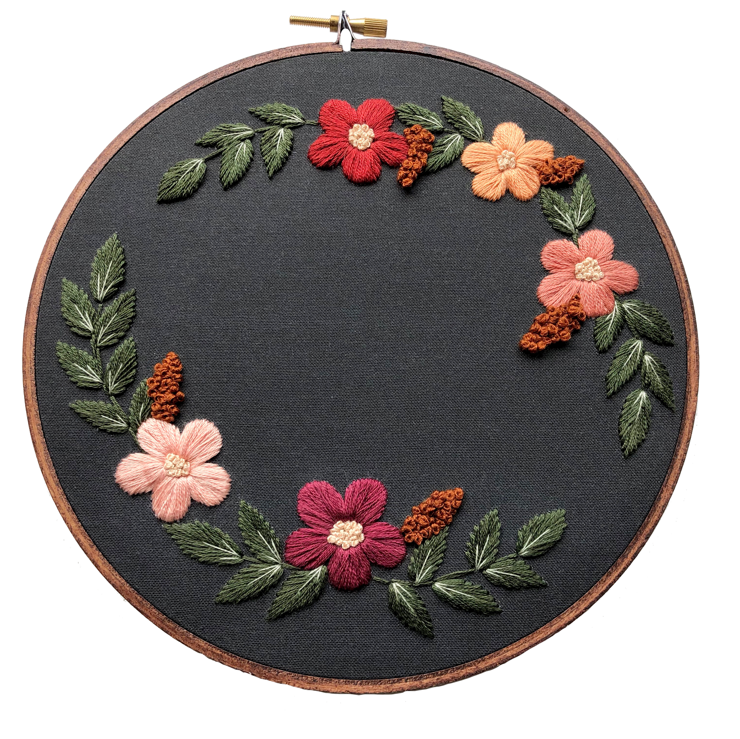 Hand Embroidery Kit - Ella Jade in Black – Hoffelt