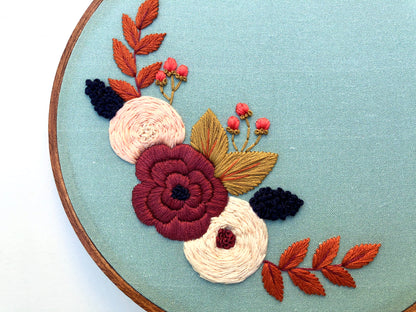 Hand Embroidery Kit - Penny in Mint