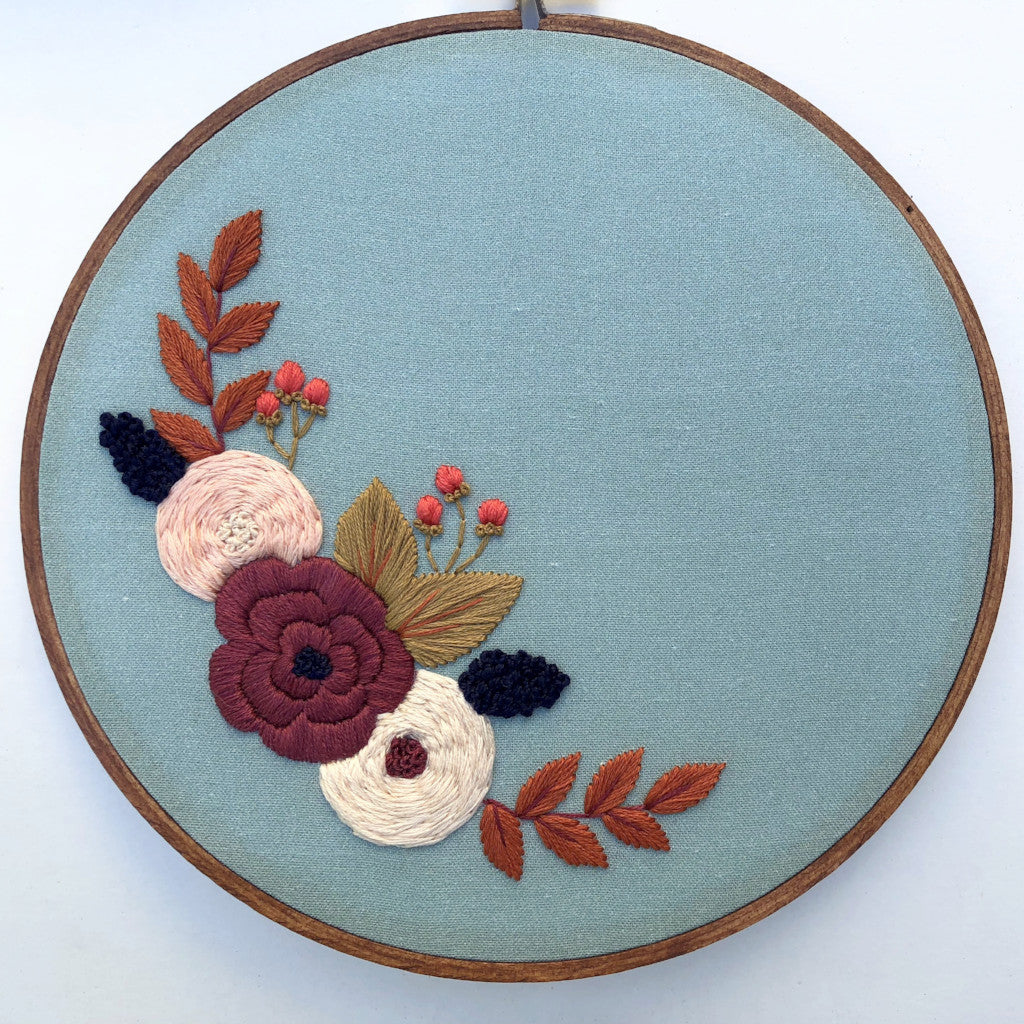 Hand Embroidery Kit - Penny in Mint