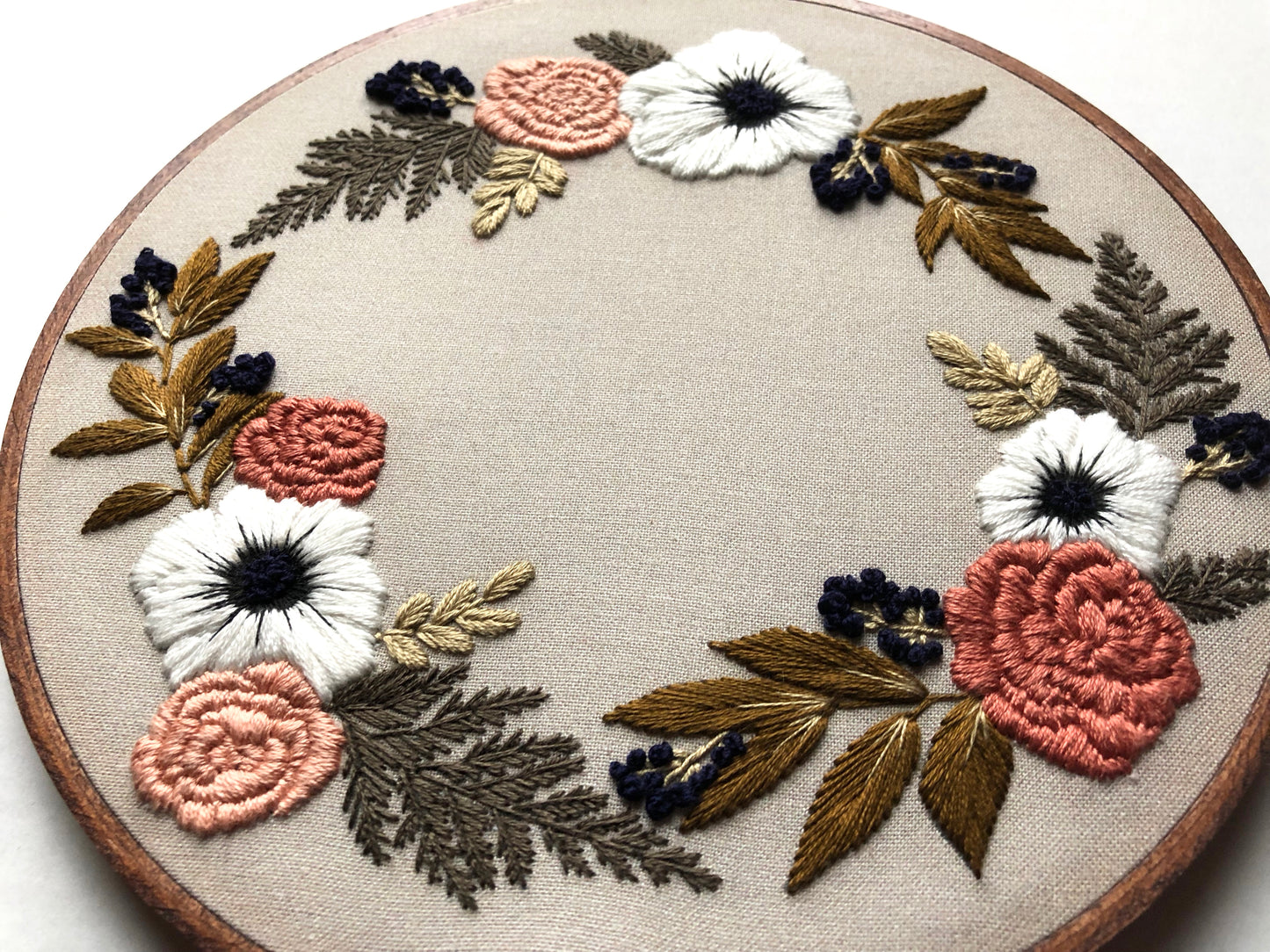 Hand Embroidery Kit - Louise in Tan