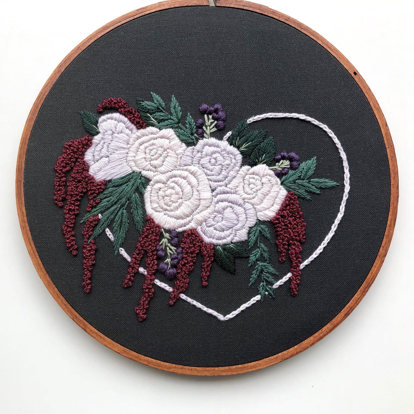 Hand Embroidery Kit - Maggie in Black
